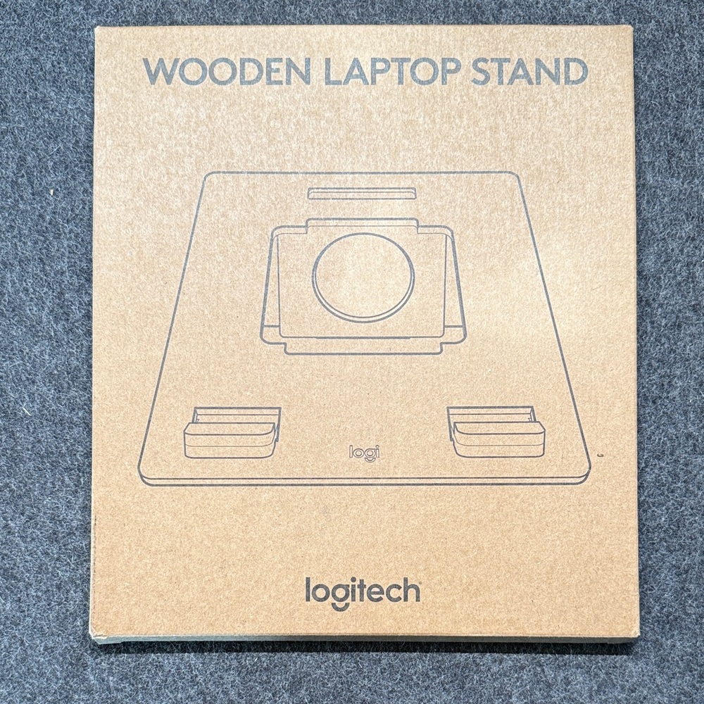 Logitech Natural Wood Laptop Stand